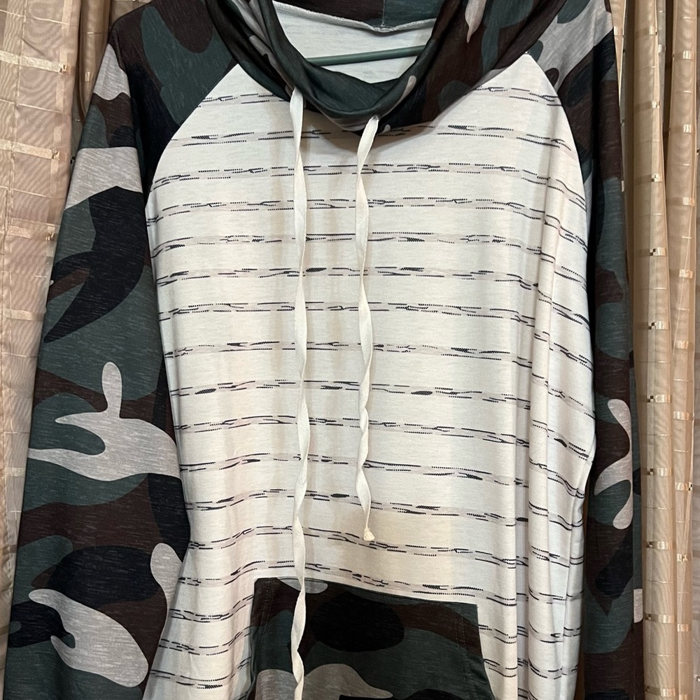 Cowl Neck Boutique Shirt. Brand new with tags